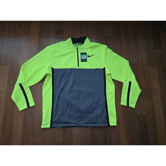 New Nike Golf Standard Fit Therma Fit Mens Quarter Zip Sz Xl - Picture 1 of 7